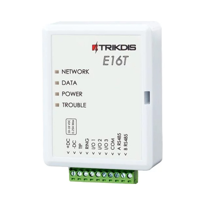 TRIKDIS E16T Ethernet kommunikátor