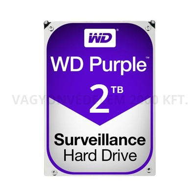 HDD WD 2TB Purple SATAIII 64MB cache winchester
