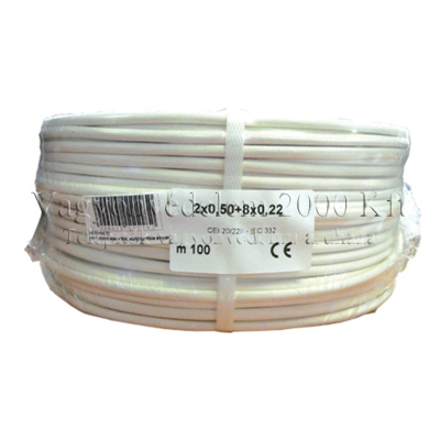 RK 2x0.50+8x0.22 riasztókábel