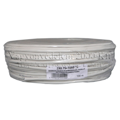 RK 2x0.75+10x0.22 riasztókábel