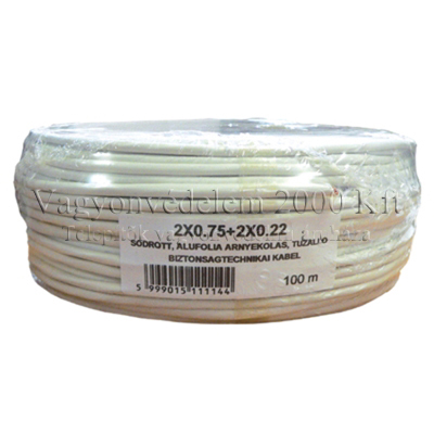RK 2x0.75+2x0.22 riasztókábel