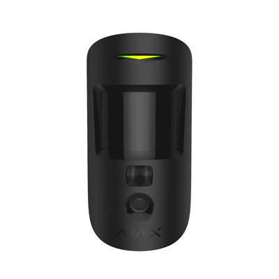 AJAX MotionCam (PhOD) BL - vezeték nélküli mozgásérzékelő kamerával (fekete)