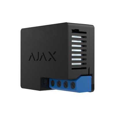 AJAX Realy - vezeték nélküli gyengeáramú relémodul (fekete)