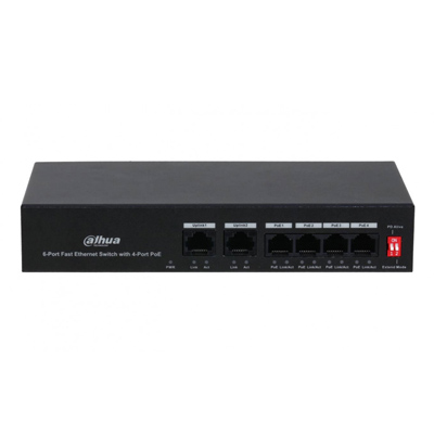 DAHUA PFS3006-4ET-36 4 csatornás POE Switch