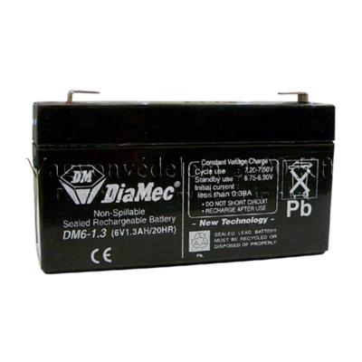 DIAMEC 6V 1,3 Ah akkumulátor