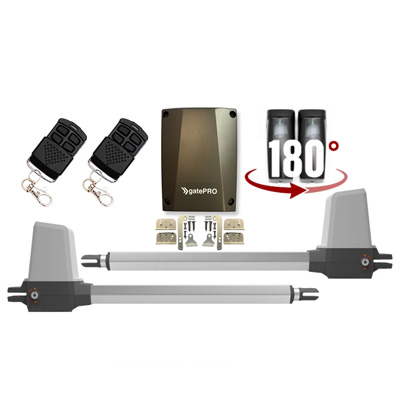 gatePRO TERRIER WiFi 200 kétszárnyú kapunyitó szett (KA)