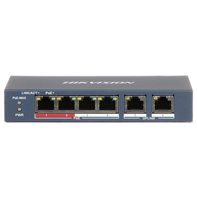 Hikvision DS-3E0106P-E/M PoE Switch