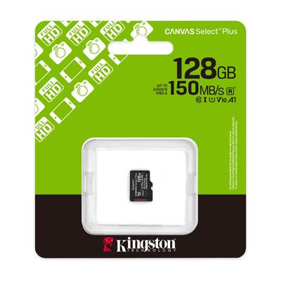 KINGSTON 128GB Canvas Select Plus microSDXC memóriakártya (SDCS3/128GB)