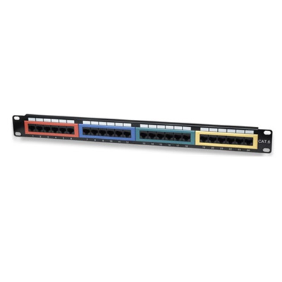 MANHATTAN 24 port Patch panel (1U) - CAT6 (513692)