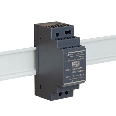 MEAN WELL HDR-30-24 24VDC/1.5A tápegység