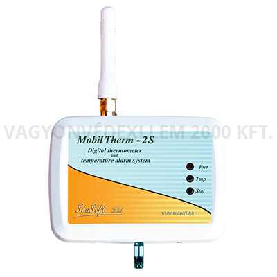 MobilTherm-2S GSM távhőmérő és hőmérséklet riasztó