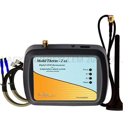 MobilTherm-2xLa GSM hőfokszabályzó és hőfokriasztó (beépített akku)