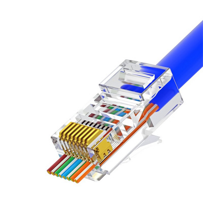 NESTRON CAT5e NPN-RJ45-1C5PTU-PC100 átfűzhető csatlakozó