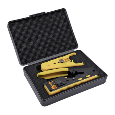 NESTRON NTC-7088K krimpelő fogó átfűzhető csatlakozókhoz