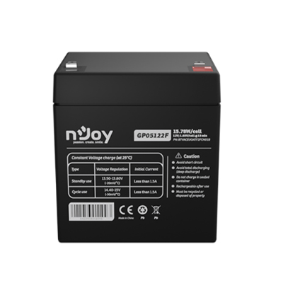 NJOY 12V 5Ah Szünetmentes akkumulátor (GP05122F)