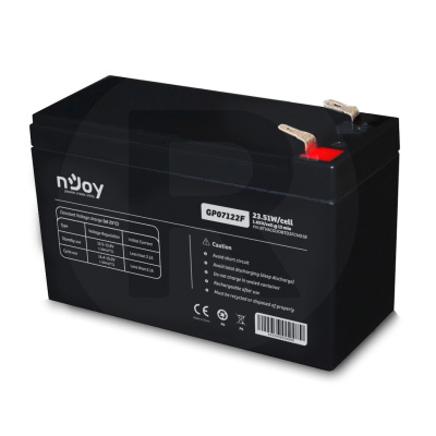 NJOY 12V 7Ah Szünetmentes akkumulátor (GP07122F)