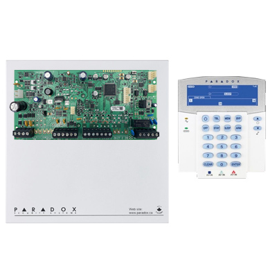 PARADOX SP5500+ szett (K35LCD kezelő, fémdoboz)