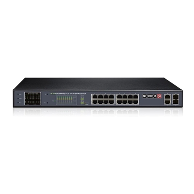 PROVISION PR-PoES-16250CL+2G+2SFP 16 portos PoE switch