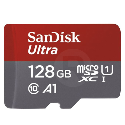128GB Sandisk Ultra CL10 U1 A1 microSDXC kártya (173449)