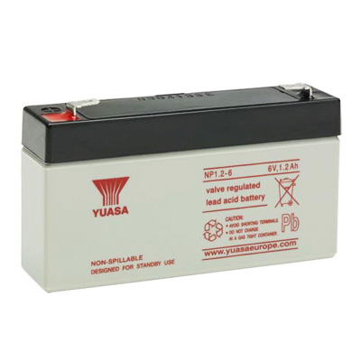 YUASA NP 6V 1.2Ah akkumulátor (NP1.2-6)